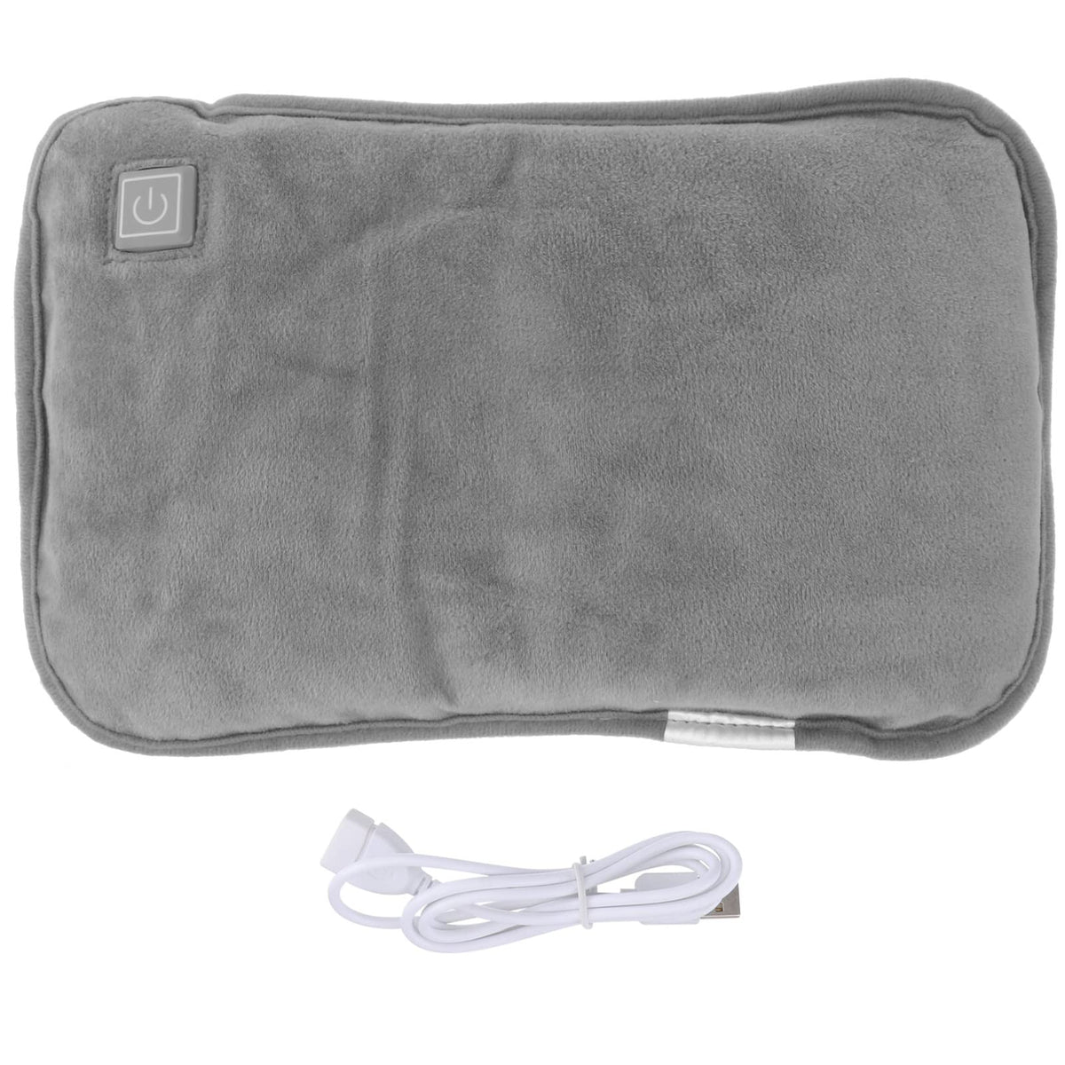 Cabilock Electric Hot Water Bag with plush cover close-up for cozy warmth.