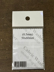 Pack of 2 pieces carbon sheet for fishing reel drag washers