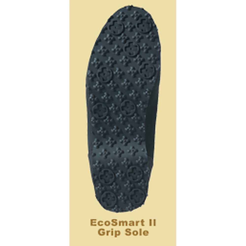 Caddis men's taupe EcoSmart Grip wading shoe sole detail with slip-resistant tread.