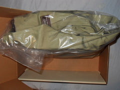 CADDIS taupe stocking-foot wader with adjustable suspenders and handwarmer pocket.