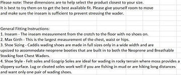 Caddis women's teal deluxe breathable waders with attached gravel guards to keep feet dry