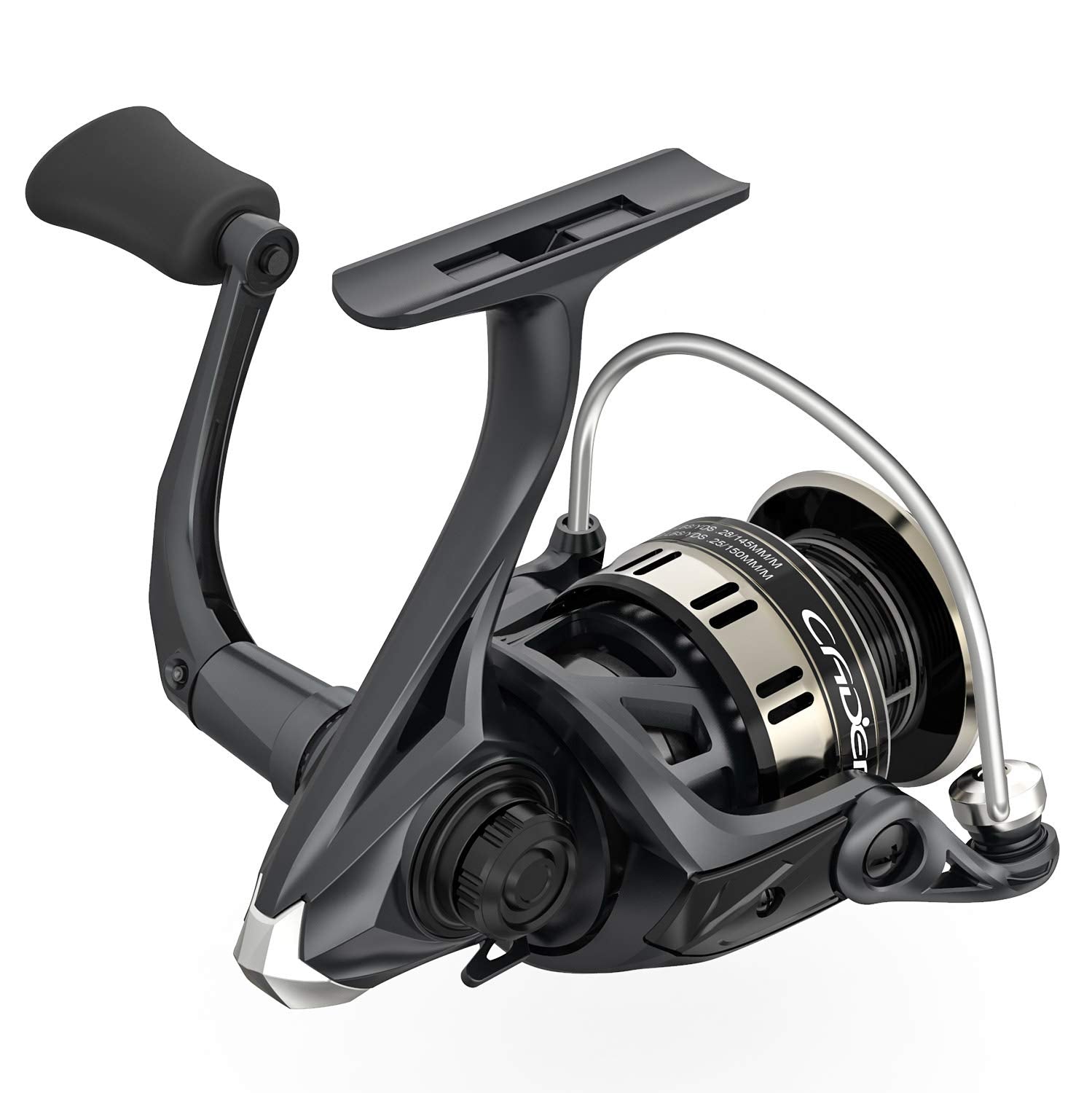 Spool lip design reduces line twists and wind knots