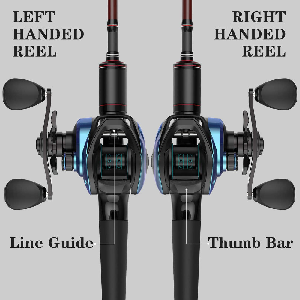 Adjustable magnetic braking system on Cadence Vigor reel
