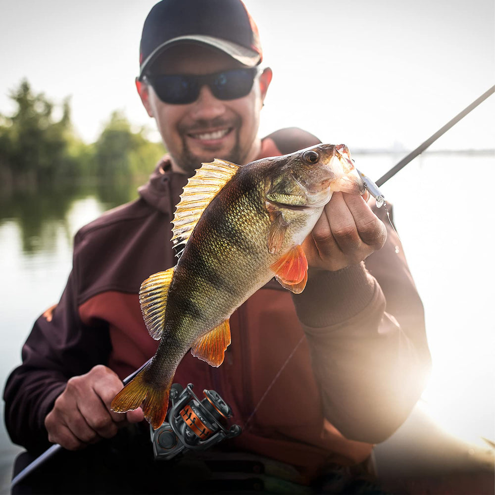 Cadence Vigor braid-ready spool reduces braid slippage during casts.