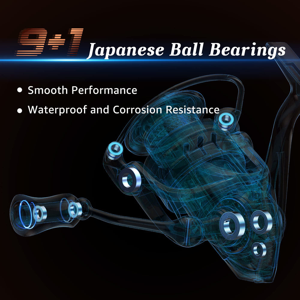 Cadence Vigor gear-system enables fast retrieves with smooth, responsive performance.
