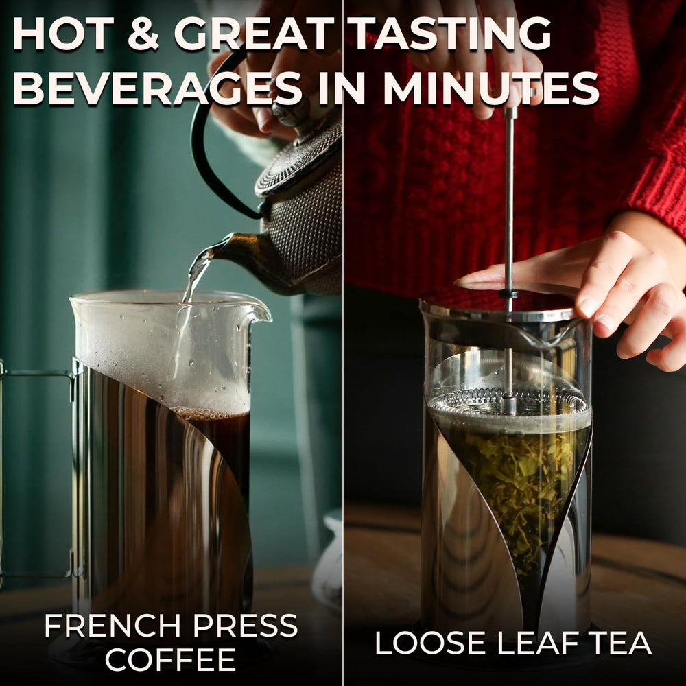 Cafe Du Chateau BPA-free design ensures safe hot beverage prep