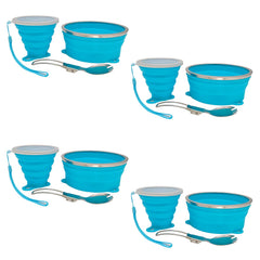 Cagelya mess kit collapsible bowl shows compact foldable design for backpacking