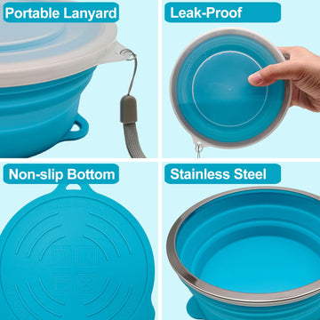Cagelya mess kit packed in a small backpack for ultralight travel