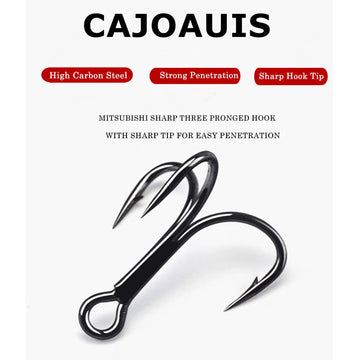 CAJOAUIS treble hooks box and packaging