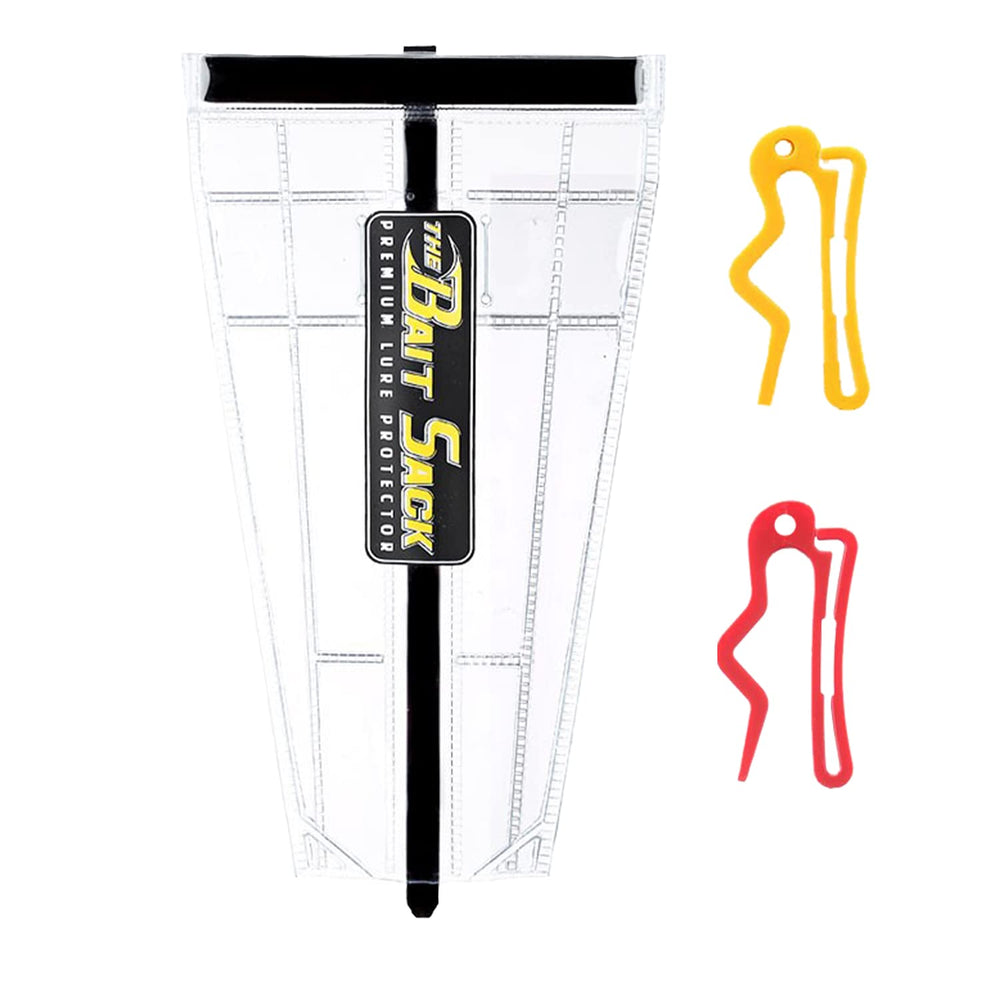 Cal Coast Bait Sack clips onto a rod for secure, easy access.