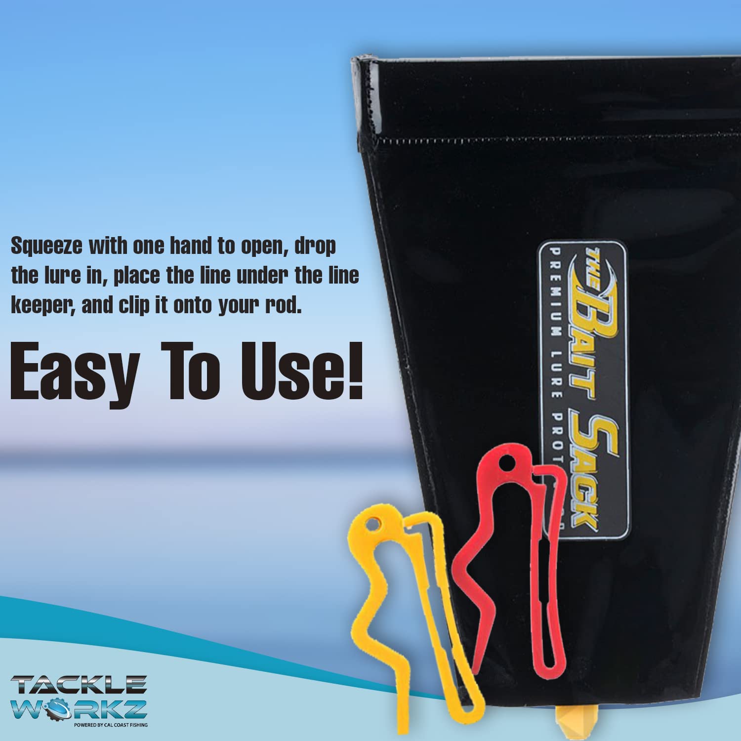 Cal Coast Bait Sack hook-protector guards hooks and reduces snag risk