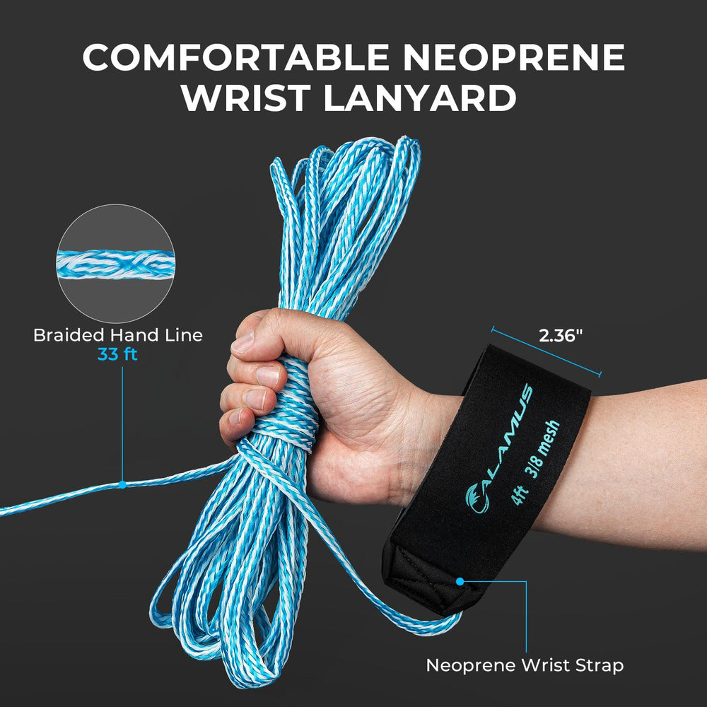 Calamus Cast Net heavy-duty sinking line close-up showing triple-braided durability