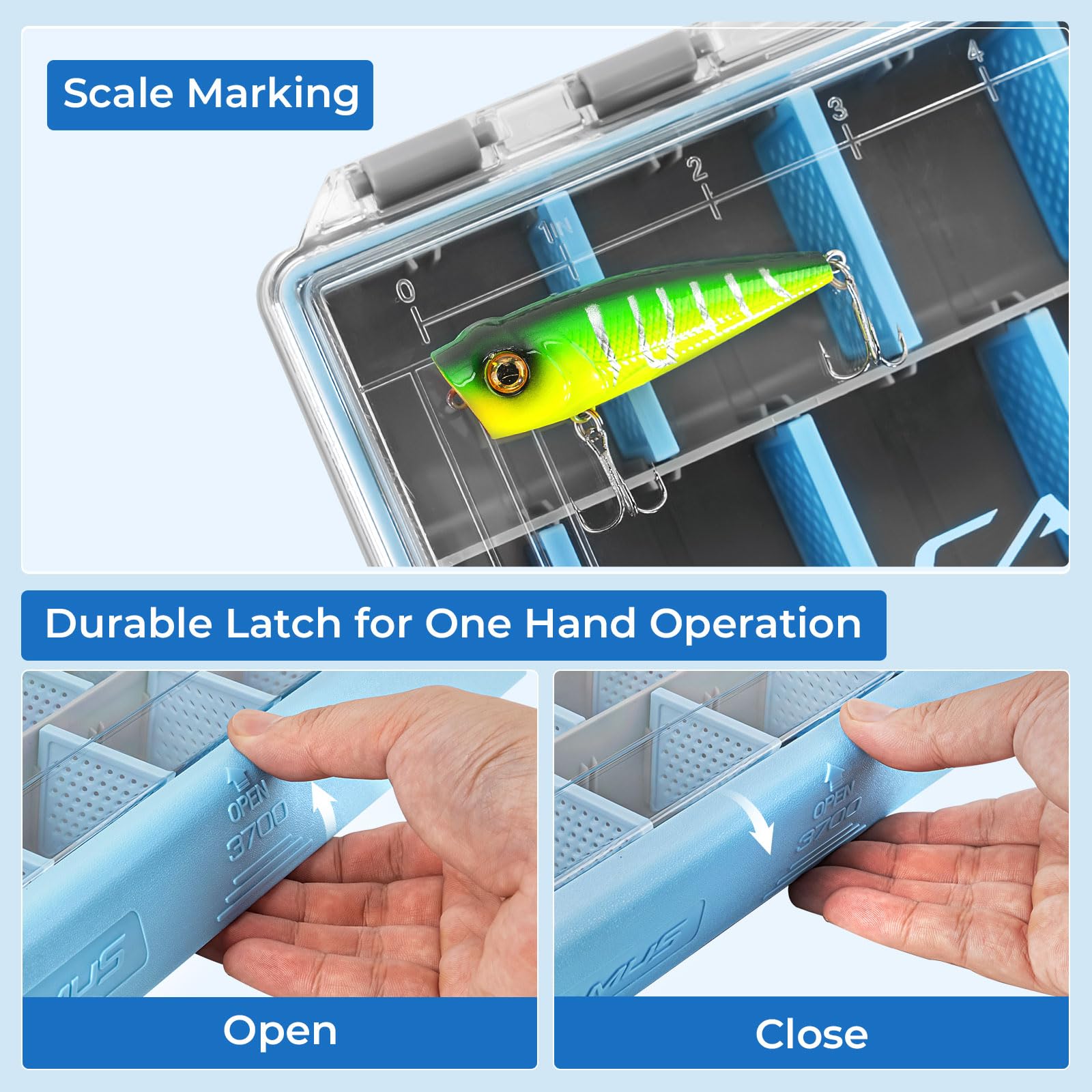 Calamus DryVault durable construction withstands rugged fishing trips