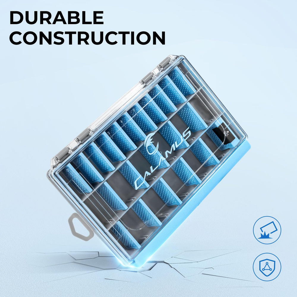 Terminal tackle storage organized in DryVault box