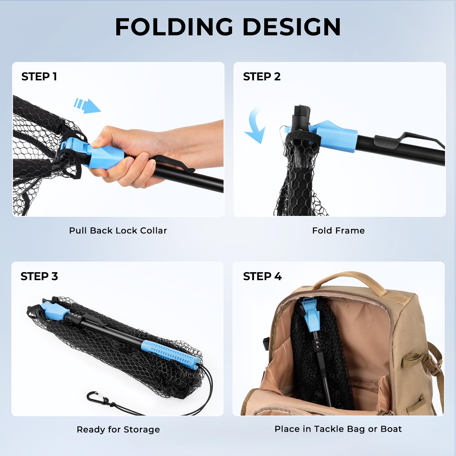 Built-in belt clip for hands-free access