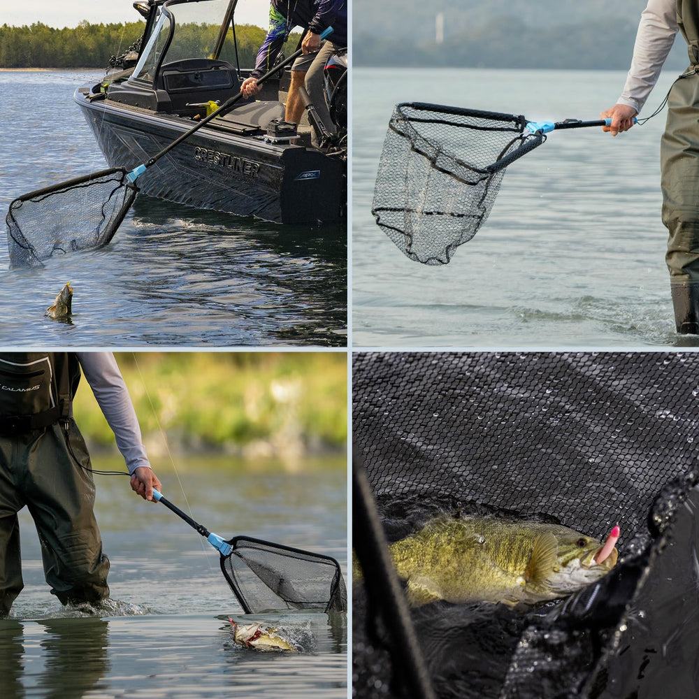 Compact folded net ready for storage or travel