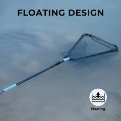 Close-up of PVC-coated nylon mesh showing fish-friendly surface