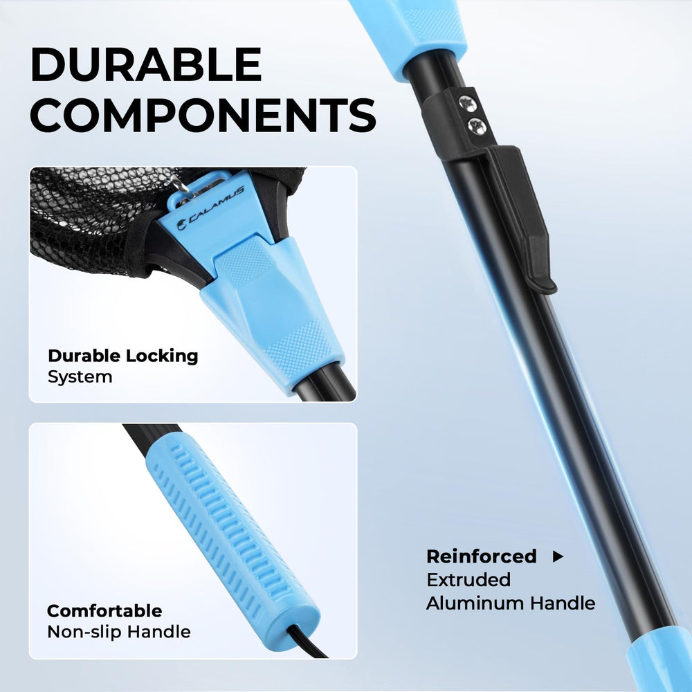 Close-up of the 6061 aluminum handle
