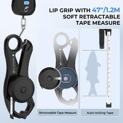USB-C charging cable connected to the Calamus digital scale