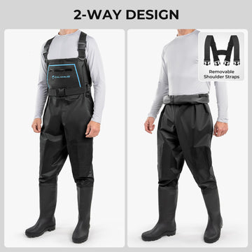 Calamus WaveWalker adjustable straps customize fit for comfort in varying weather.