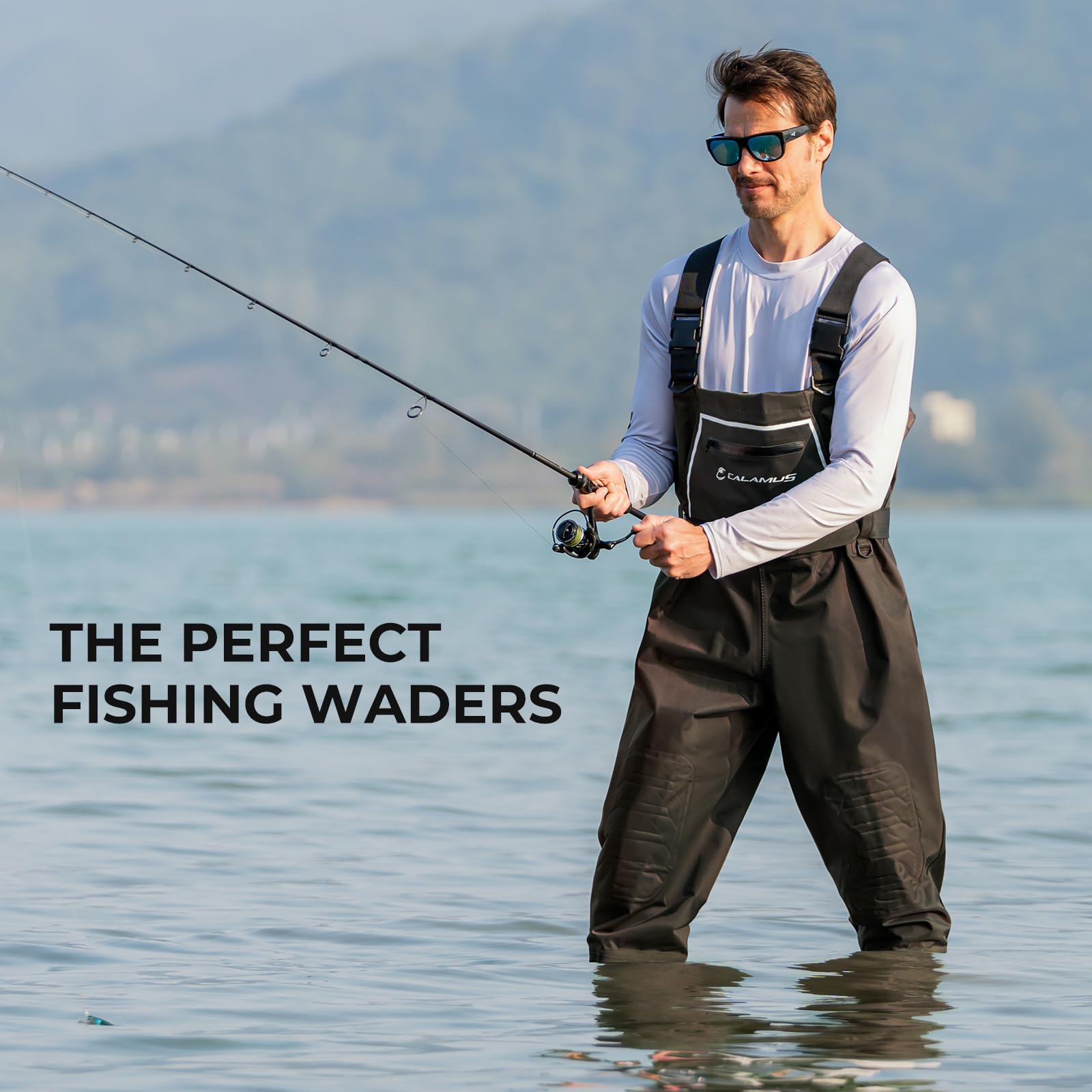 Calamus WaveWalker five D-rings support easy gear attachment.