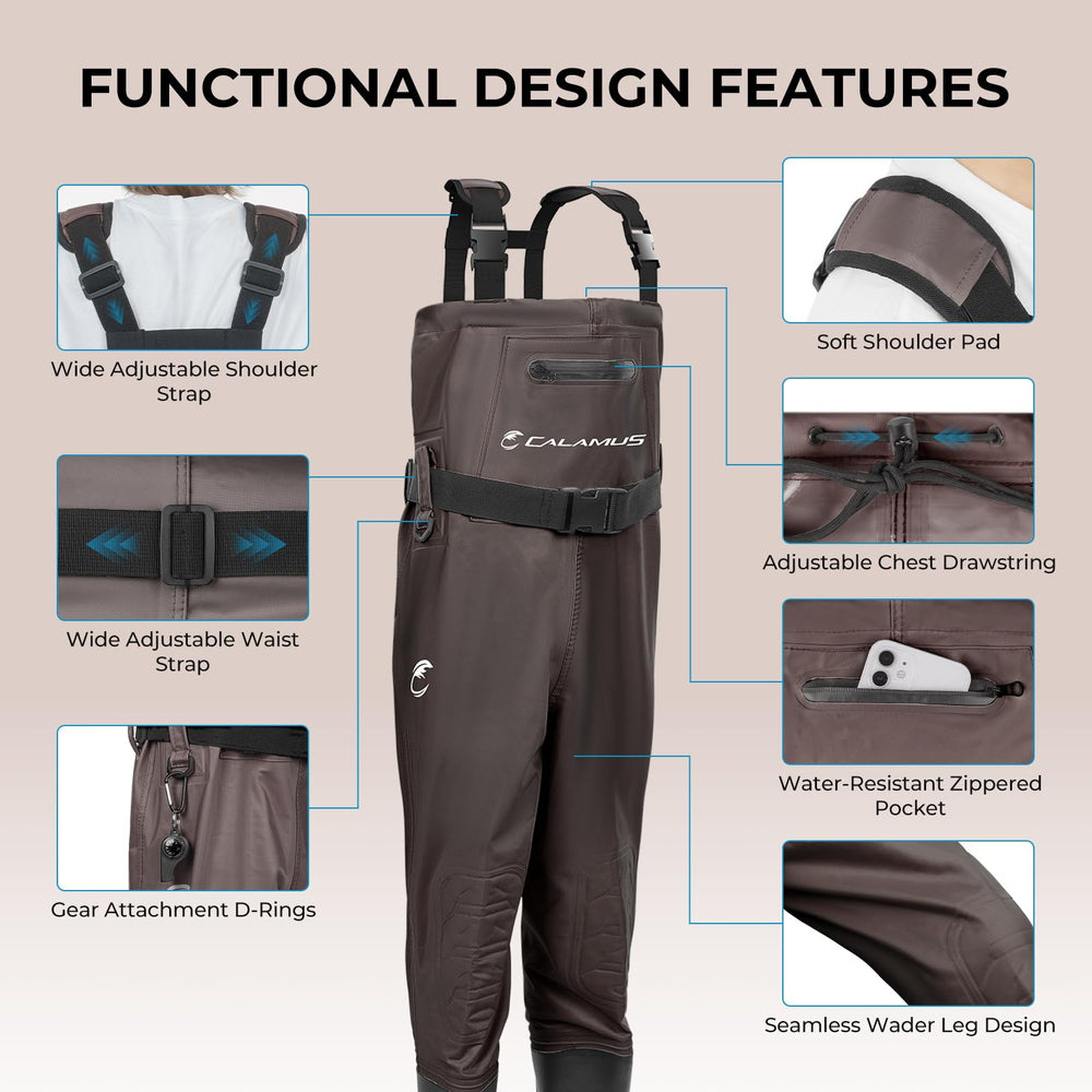 Calamus WaveWalker external pocket keeps small gear within reach.