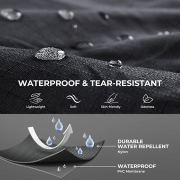 Calamus WaveWalker PVC membrane seals out water for all day dryness.