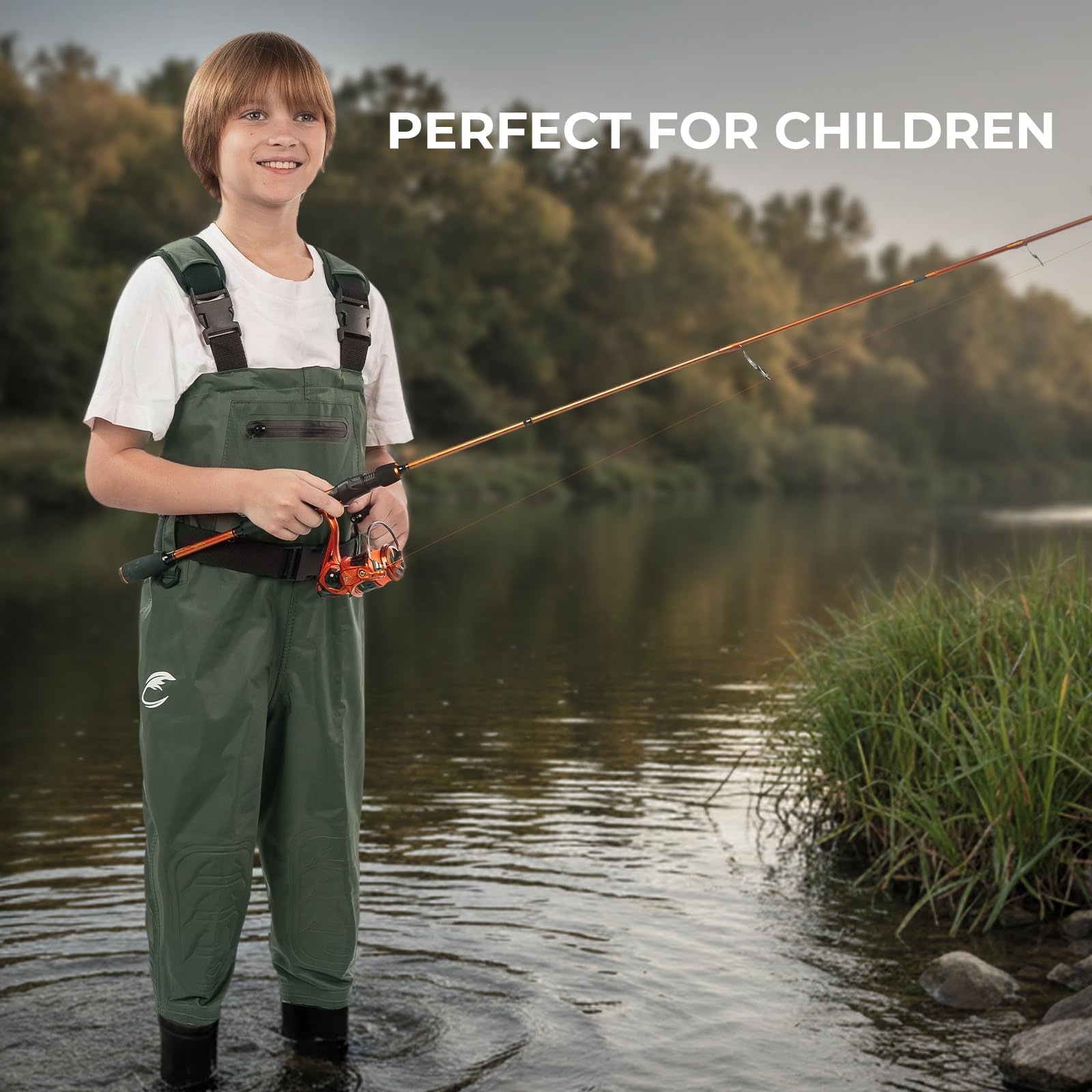 Calamus WaveWalker adjustable shoulder and waist straps ensure a secure fit