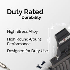 Calculated Kinetics thread locker and Torx bit ensure stable assembly