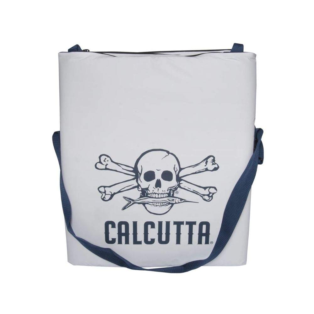 Calcutta fish bag with waterproof exterior protects contents during rough seas.
