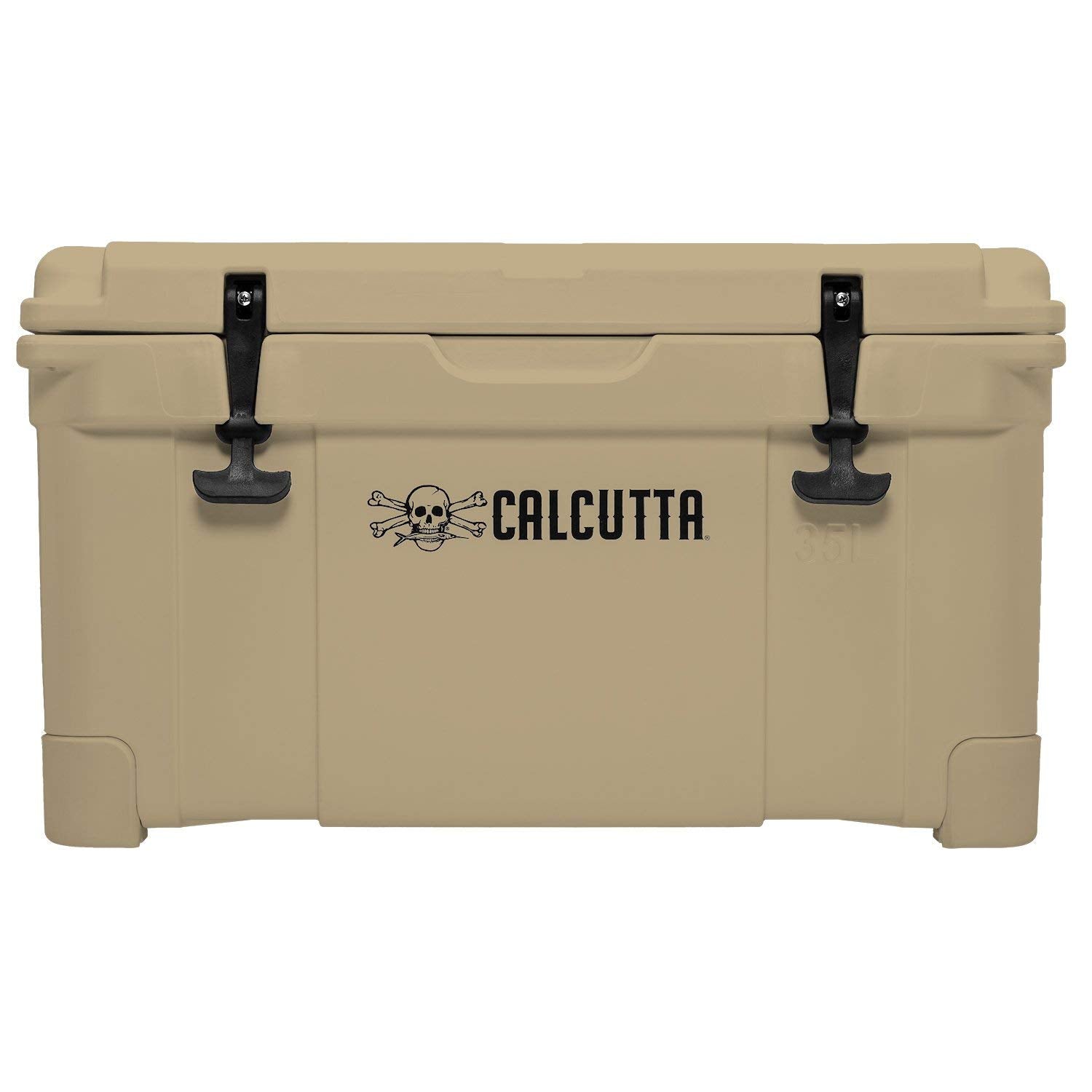 Calcutta hard cooler exterior view showing rugged roto-molded body for outdoors