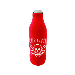 Calcutta Outdoors Bottle Cooler Red sleeve for a secure, chilled beverage on the go.