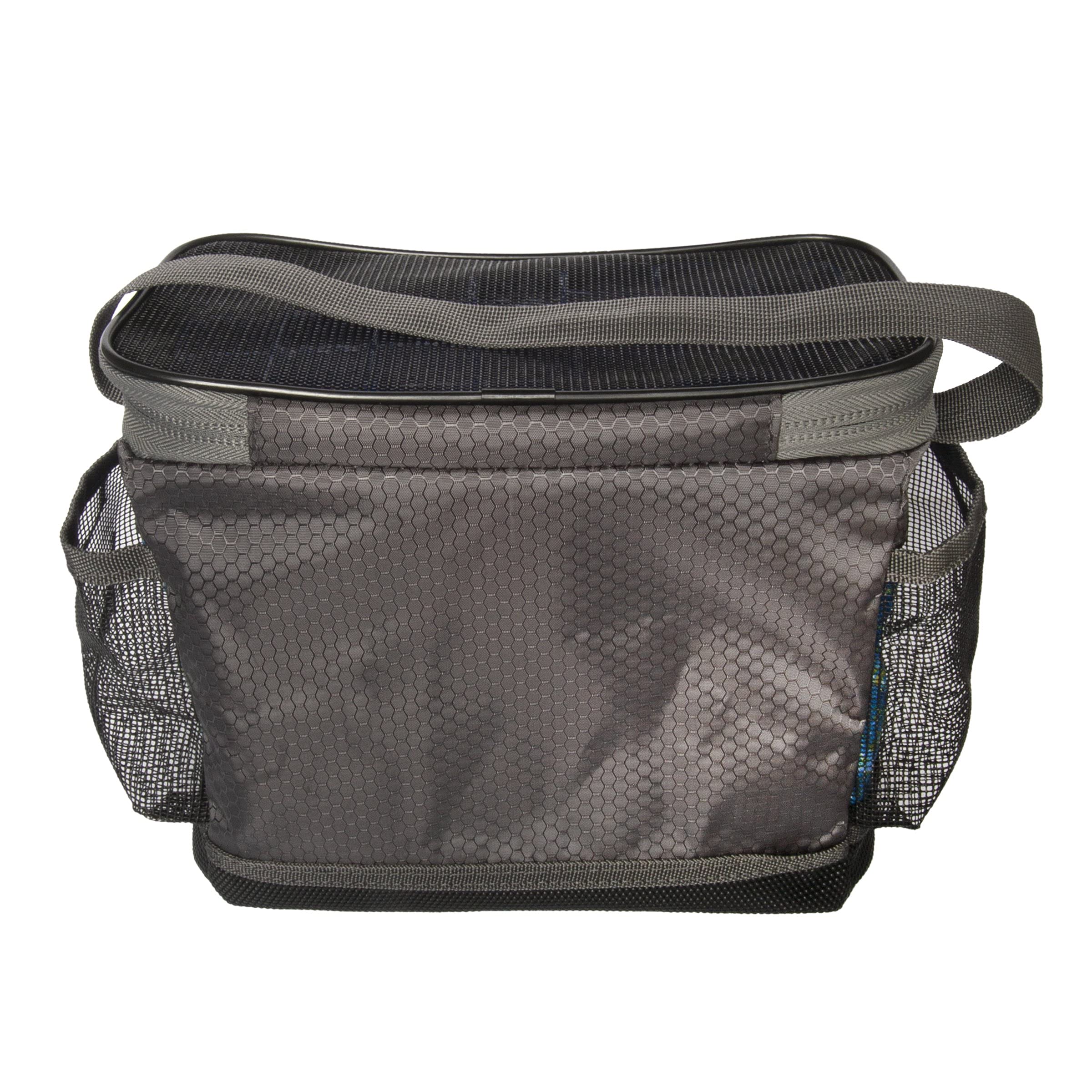 Calcutta Squall bag with rigged lure tubes keeps baits ready on the boat