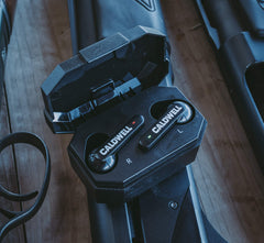 Caldwell E-MAX Shadows dual microphones offer directional sound clarity for awareness.