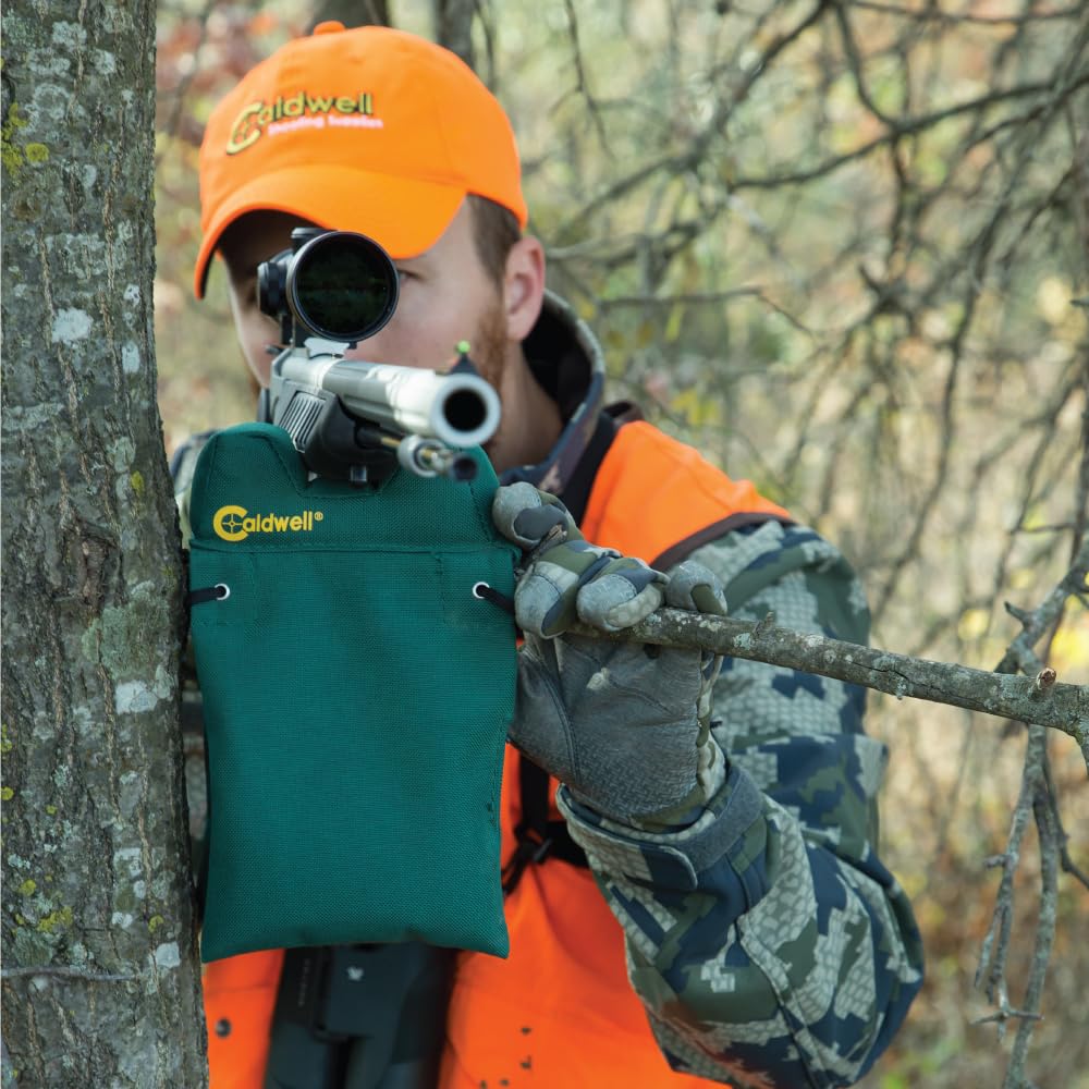 Caldwell Blind Bag shows water-resistant 600 Denier fabric in outdoor light