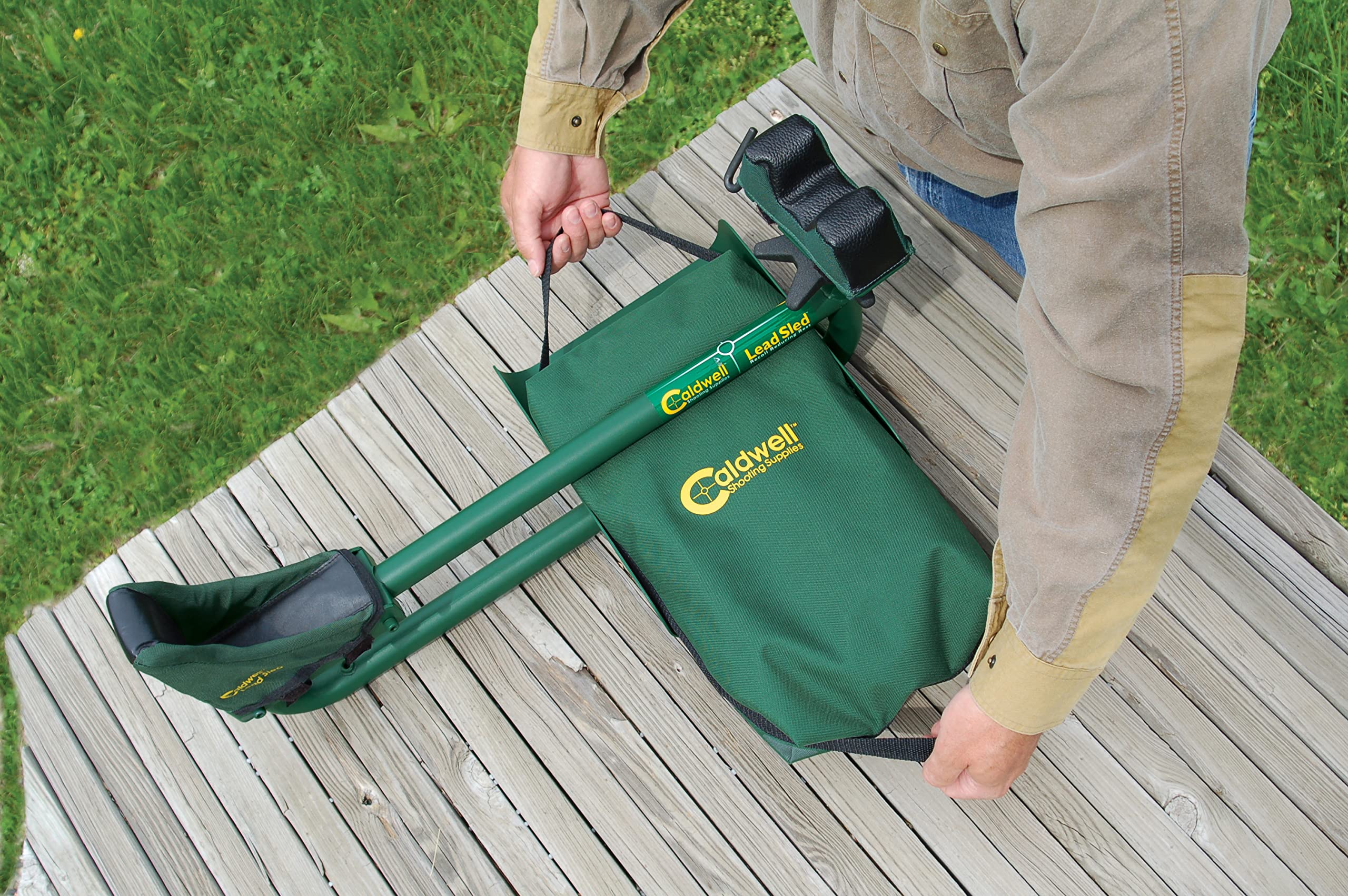 Caldwell Lead Sled weight bag with sewn in baffle for stable balance