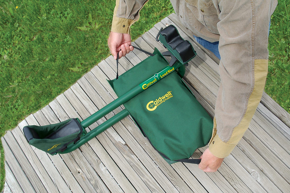 Caldwell Lead Sled weight bag with sewn in baffle for stable balance