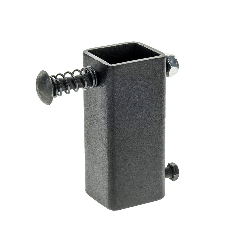 Caldwell T-Post Plate Hanger mounted on a standard T-post