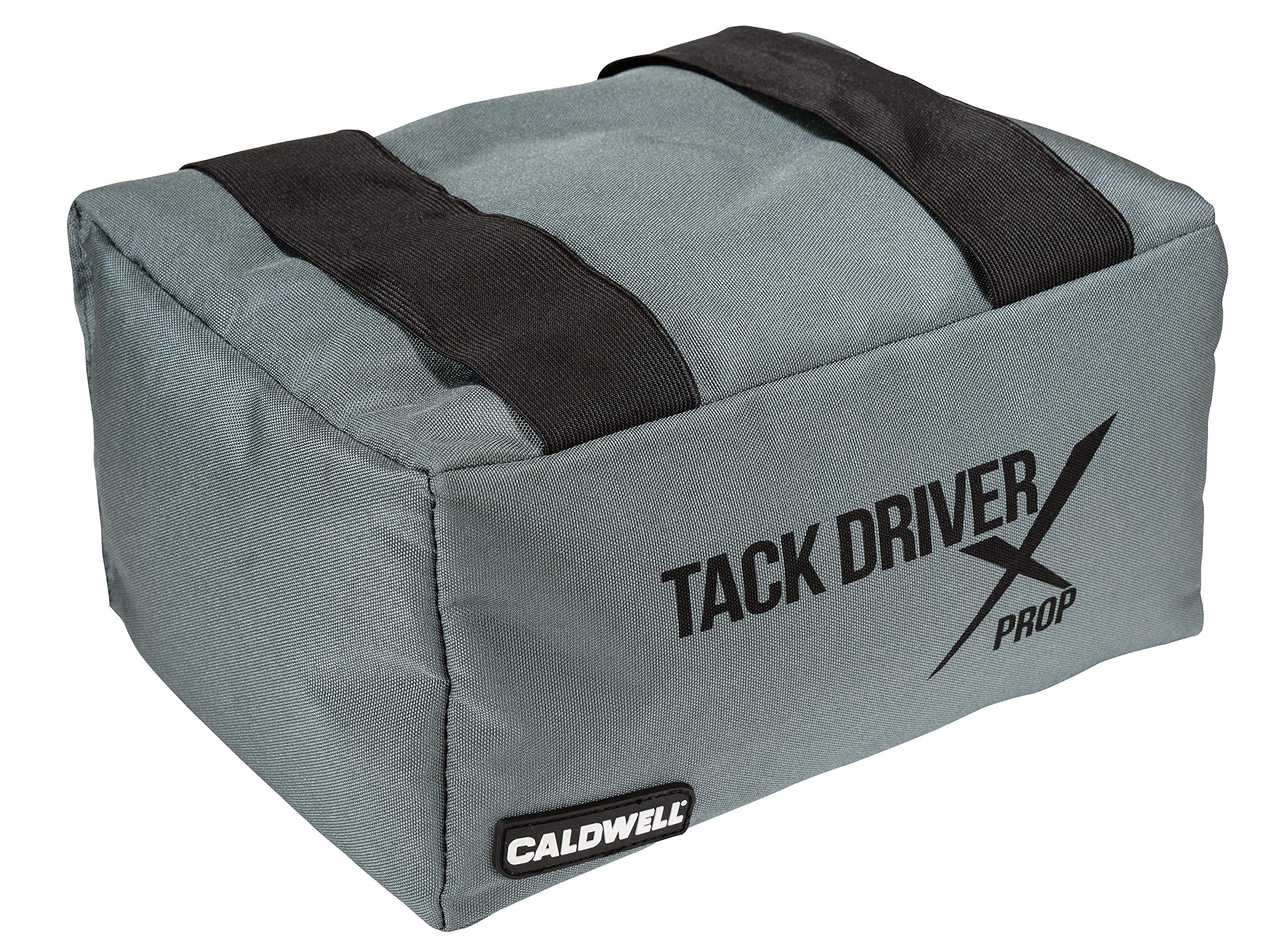 Caldwell Tack Driver X Bag resting on a barricade, providing stable shooting support for range and PRS