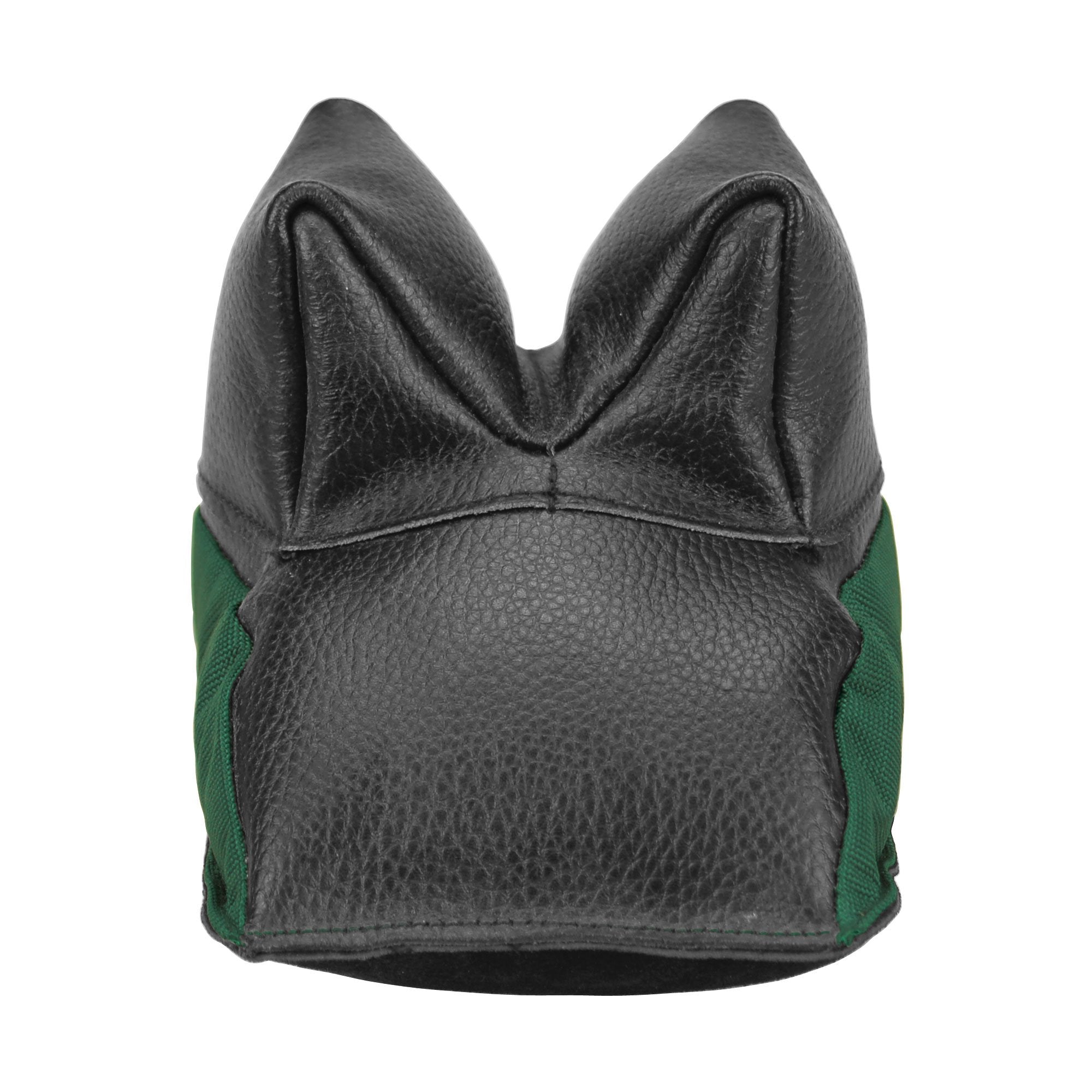 Caldwell rear shooting bag showcasing durable leather and polyester that resists sag.