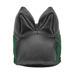 Caldwell rear shooting bag showcasing durable leather and polyester that resists sag.