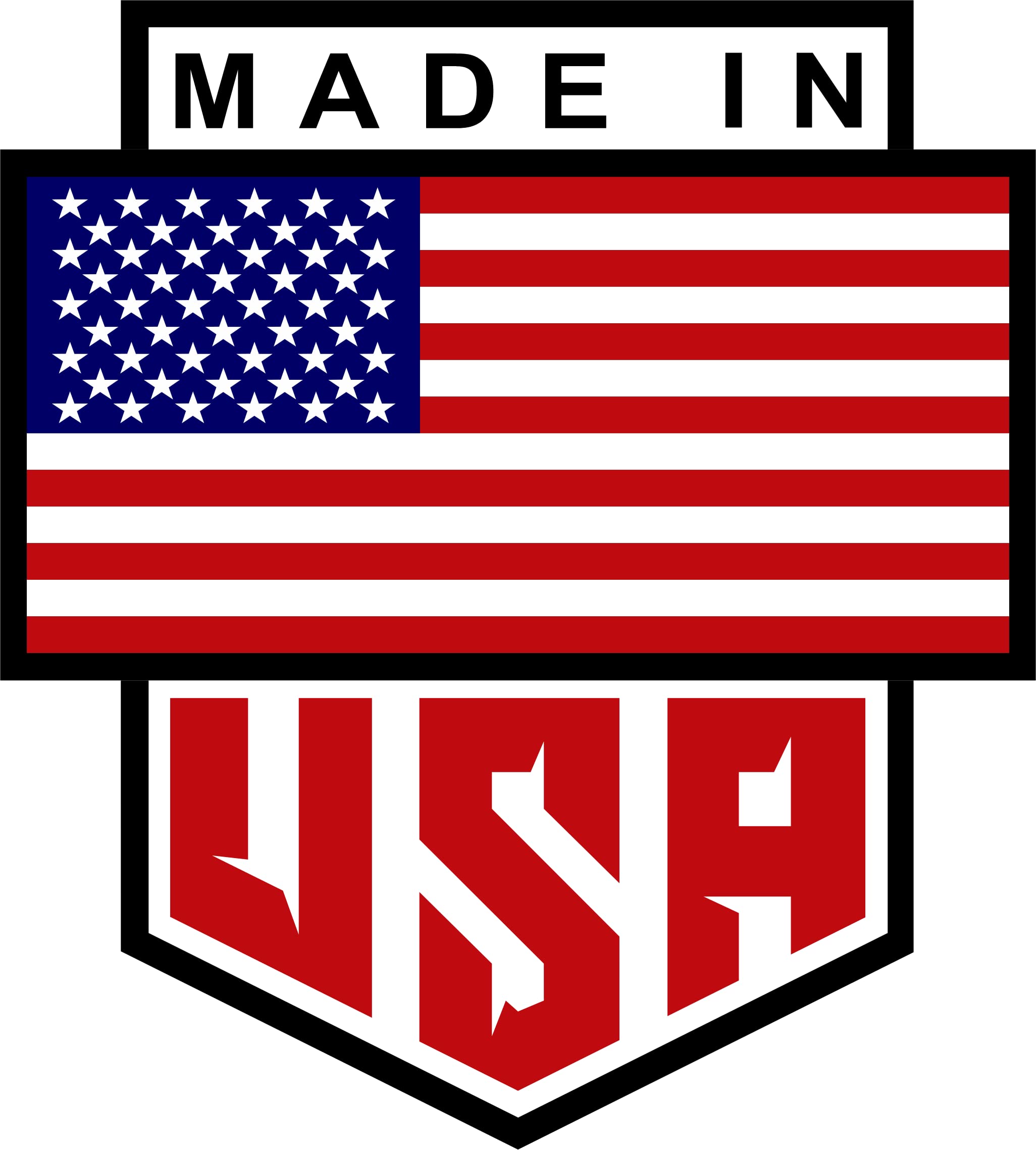 Close-up of caliber-specific 1-inch round patches