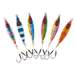 Calissa Offshore Tackle fast fall jig 150g side view shows durable build for big tuna