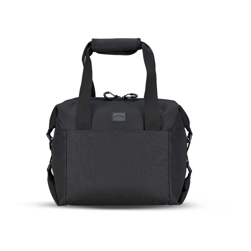 Callaway Clubhouse Travel Cooler outer view highlighting compact size for easy golf bag transport.