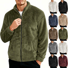 Cambkatl men's sherpa jacket back view for versatile outdoor wear