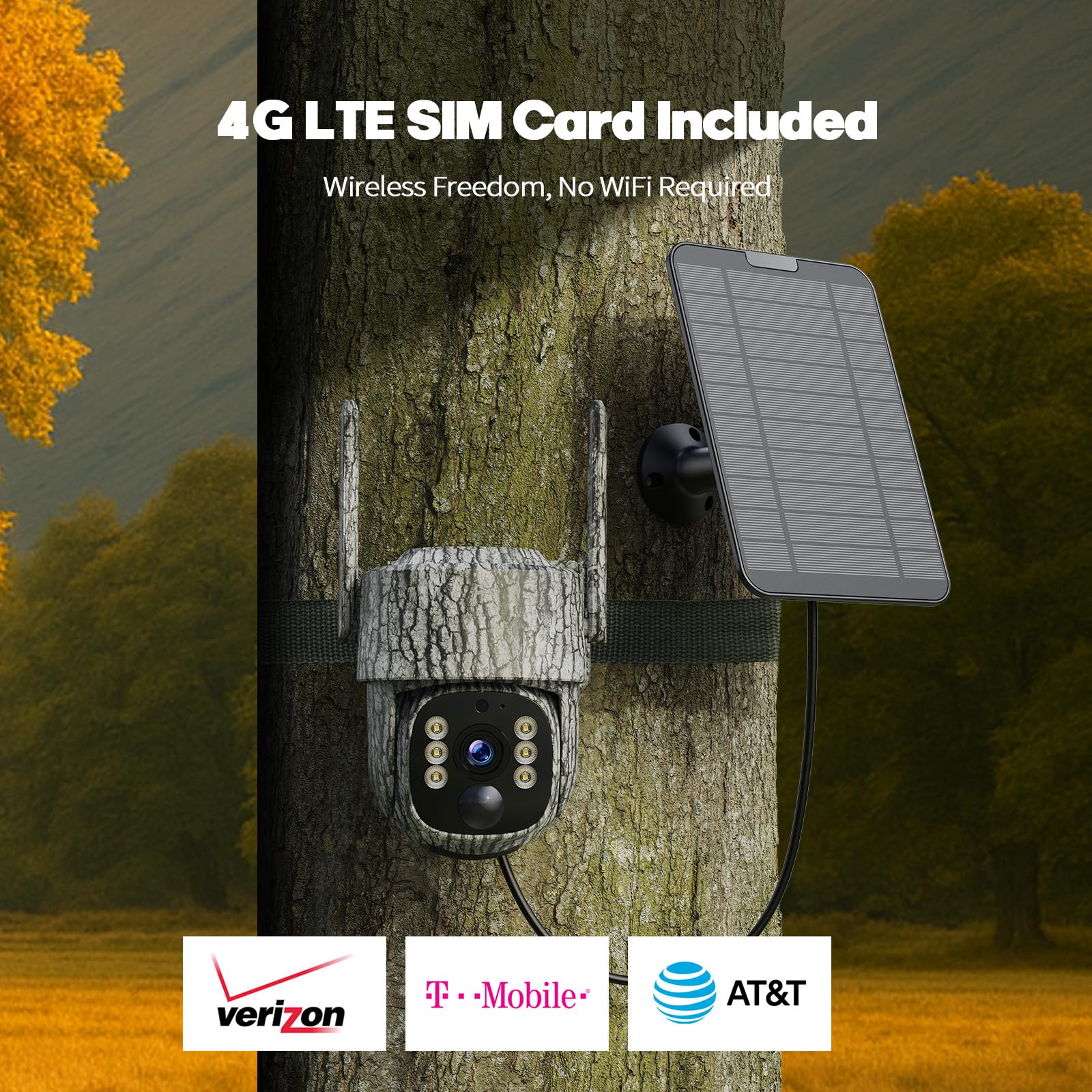 Camcamp off-grid solar-powered trail camera withstands rugged outdoor environments.