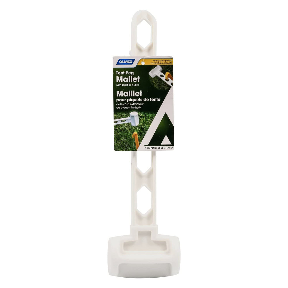 Camco 51094 in use during setup shows quick staking support