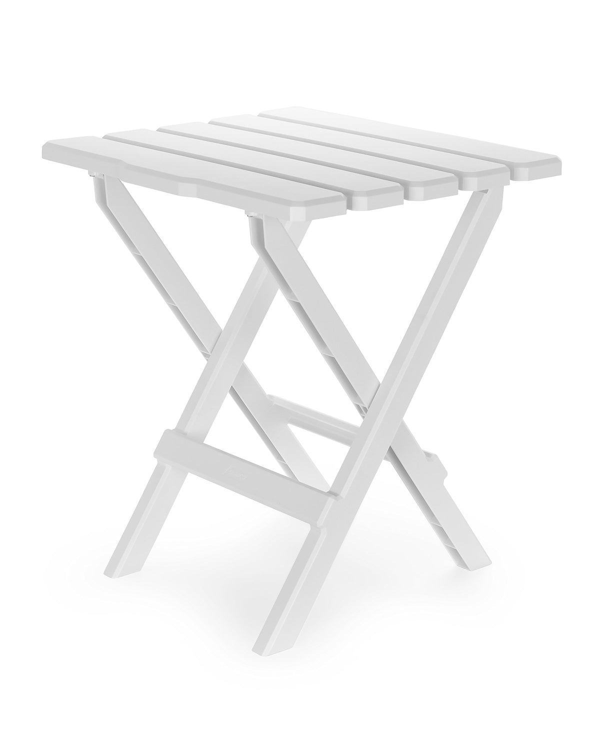 Camco 51695 Adirondack table unfolded for quick outdoor setup