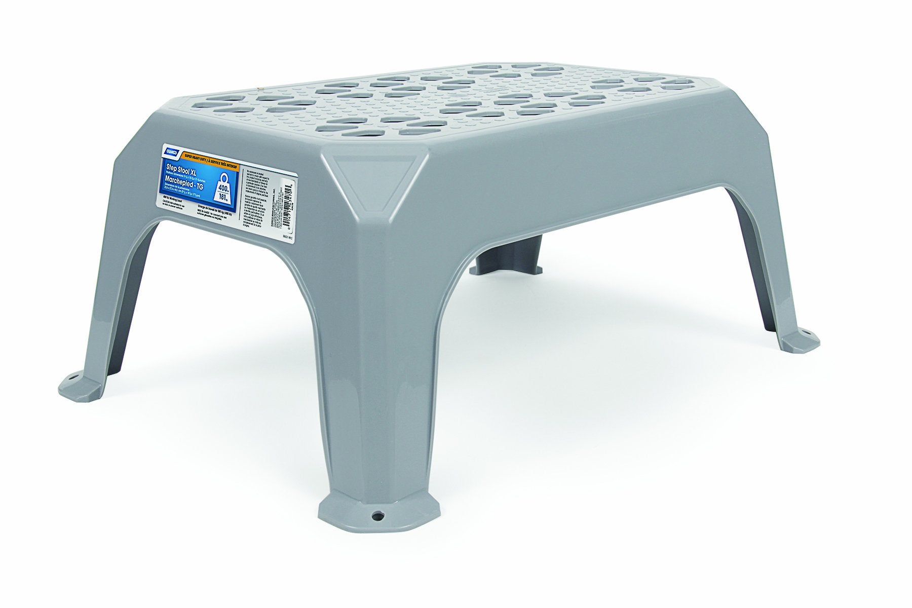 Camco durable step stool with textured platform for slip resistance