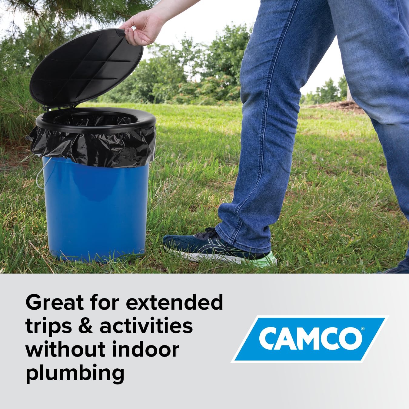 Camco waste bags provide quick disposal after use